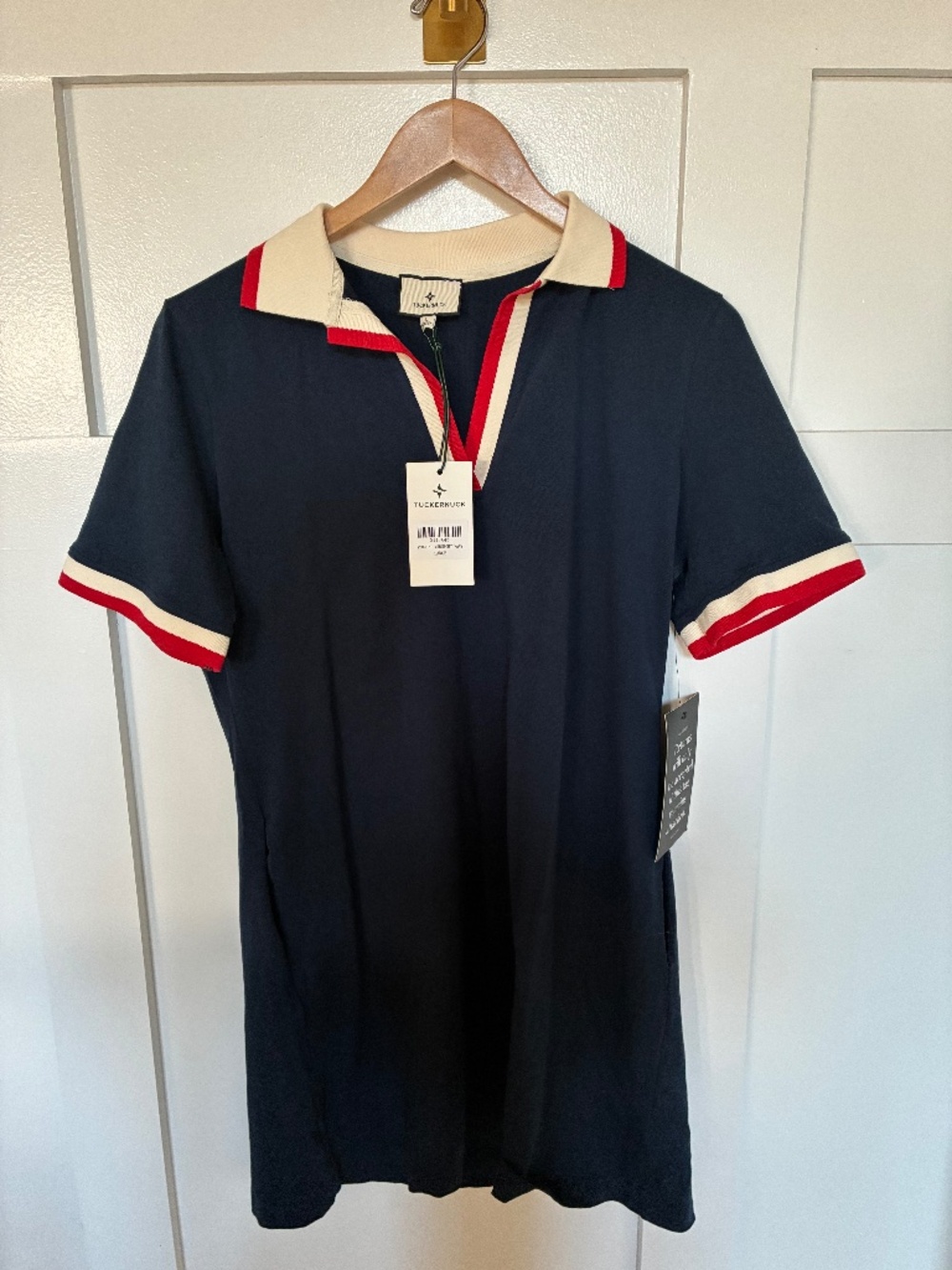 NWT Tuckernuck Hutton navy polo dress